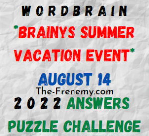 WordBrain Brainys Summer Vacation Event August 14 2022 Answers Puzzle