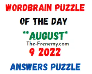 WordBrain Puzzle of the Day August 9 2022 Answers