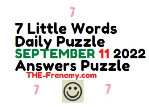 7 Little Words September 11 2022 Answers and Solution