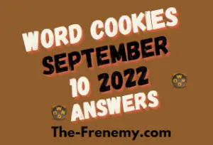Word Cookies Daily September 10 2022 Answers Puzzle