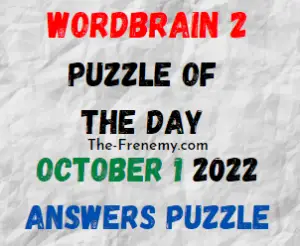 WordBrain 2 Puzzle of the Day October 1 2022 Answers