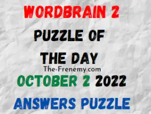 WordBrain 2 Puzzle of the Day October 2 2022 Answers