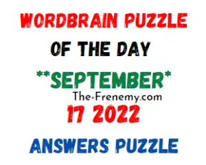 WordBrain Puzzle of the Day September 17 2022 Answers