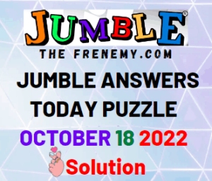 Daily Jumble October 18 2022 Answers for Today