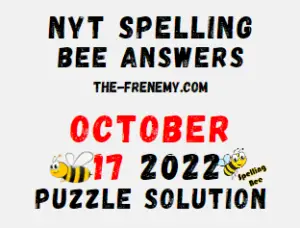 Nyt Spelling Bee October 17 2022 Answers Puzzle