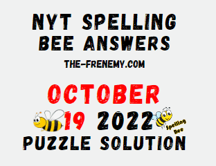 Nyt Spelling Bee October 19 2022 Answers Puzzle - Frenemy