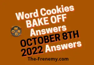 Word Cookies Bake Off October 8 2022 Answers for Today