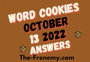 Word Cookies Daily Puzzle October 13 2022 Answers and Solution