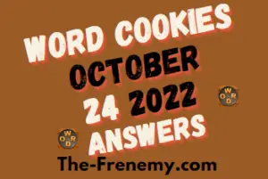 Word Cookies Daily Puzzle October 24 2022 Answers and Solution