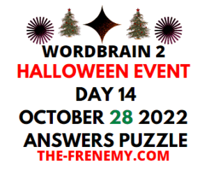 WordBrain 2 Halloween Event Day 14 October 28 2022 Answers