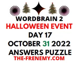 WordBrain 2 Halloween Event Day 17 October 31 2022 Answers