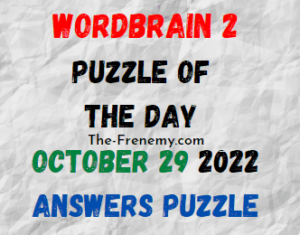 WordBrain 2 Puzzle of the Day October 29 2022 Answers