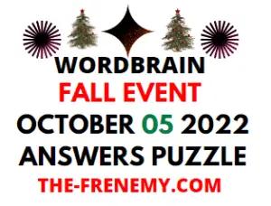 WordBrain Fall Event October 5 2022 Answers Puzzle