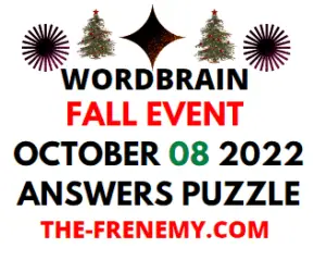 WordBrain Fall Event October 8 2022 Answers and Solution