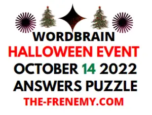WordBrain Halloween Event October 14 2022 Answers and Solution