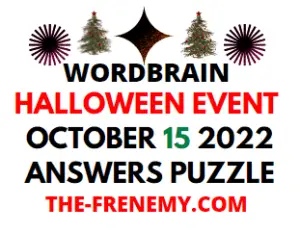 WordBrain Halloween Event October 15 2022 Answers and Solution