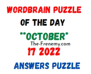 WordBrain Puzzle of the Day October 17 2022 Answers and Solution
