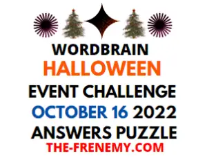 Wordbrain Hallowen Event October 16 2022 Answers for Today