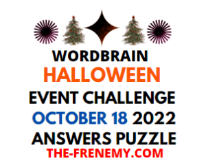 Wordbrain Hallowen Event October 18 2022 Answers for Today