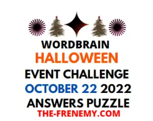 Wordbrain Hallowen Event October 22 2022 Answers for Today