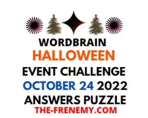 Wordbrain Hallowen Event October 24 2022 Answers for Today