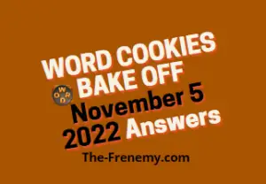 Word Cookies Bake off November 5 2022 Daily Puzzle Answers