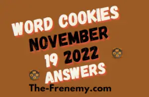 Word Cookies Daily Puzzle November 19 2022 Answers and Solution
