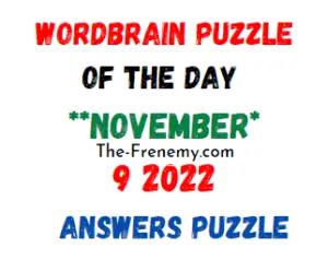 WordBrain Puzzle of the Day November 9 2022