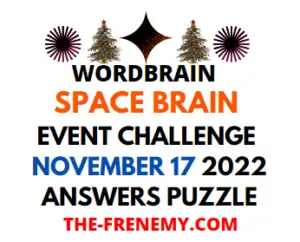 WordBrain Space Brain Event November 17 2022 Answers and Solution
