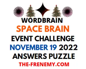 WordBrain Space Brain Event November 19 2022 Answers and Solution