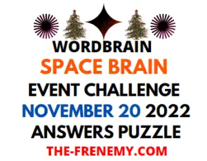 WordBrain Space Brain Event November 20 2022 Answers and Solution