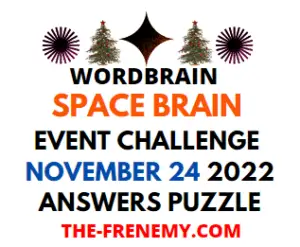 WordBrain Space Brain Event November 24 2022 Answers and Solution