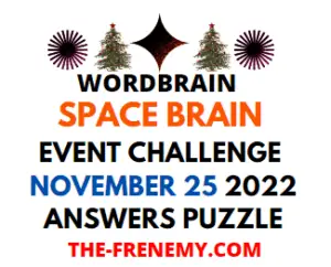 WordBrain Space Brain Event November 25 2022 Answers and Solution