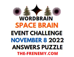 WordBrain Space Brain Event November 8 2022 Answers and Solution