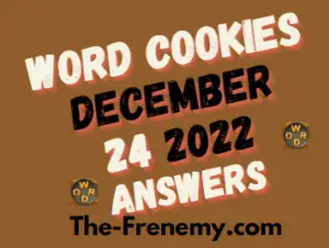 Word Cookies December 24 2022 Answers and Solution