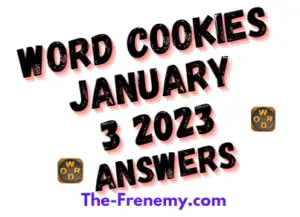 Word Cookies January 3 2023 Daily Puzzle Answer and Solution