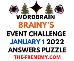 WordBrain Brainys Event January 1 2022 Answers and Solution