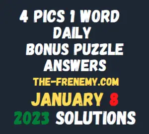 4 Pics 1 Word Daily January 8 2023 Answers and Solution