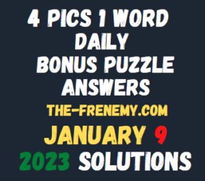 4 Pics 1 Word Daily January 9 2023 Answers and Solution
