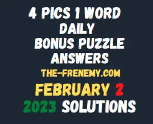 4 Pics 1 Word Daily Puzzle February 2 2023 Answers and Solution