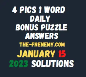 4 Pics 1 Word Daily Puzzle January 15 2023 Answers for Today