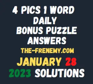 4 Pics 1 Word Daily Puzzle January 28 2023 Answers and Solution