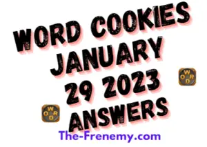 Word Cookies Daily January 29 2023 Answers and Solution