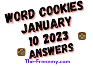 Word Cookies Daily Puzzle Challenge January 10 2023 Answers and Solution