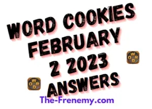 Word Cookies Daily Puzzle February 2 2023 Answers and Solution