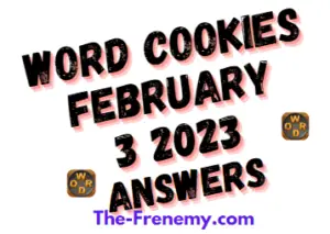 Word Cookies Daily Puzzle February 3 2023 Answers and Solution