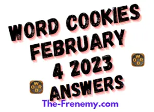 Word Cookies Daily Puzzle February 4 2023 Answers and Solution