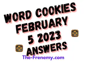 Word Cookies Daily Puzzle February 5 2023 Answers and Solution