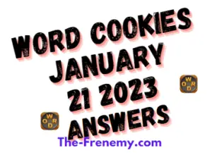 Word Cookies Daily Puzzle January 21 2023 Answers for Today