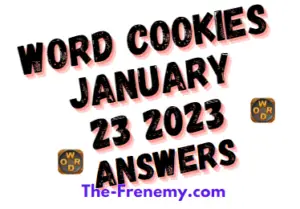 Word Cookies Daily Puzzle January 23 2023 Answers for Today
